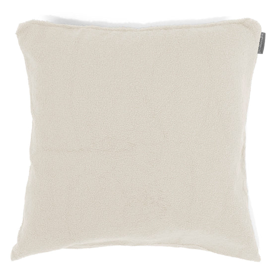 Extra Große Dekokissen / Sofa Kissenbezug 70 x 70cm - Bouclé Elfenbein 01