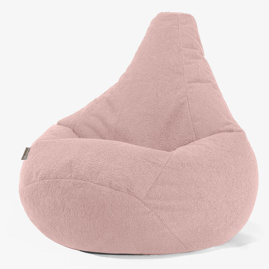 Gaming Sitzsack Sessel - Bouclé Pink 02
