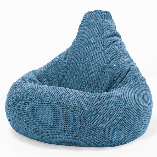 Gaming Sitzsack Sessel - Pom-Pom Himmelblau 01