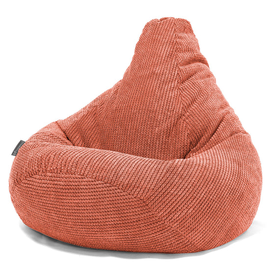 Gaming Sitzsack Sessel - Pom-Pom Kürbisorange 02