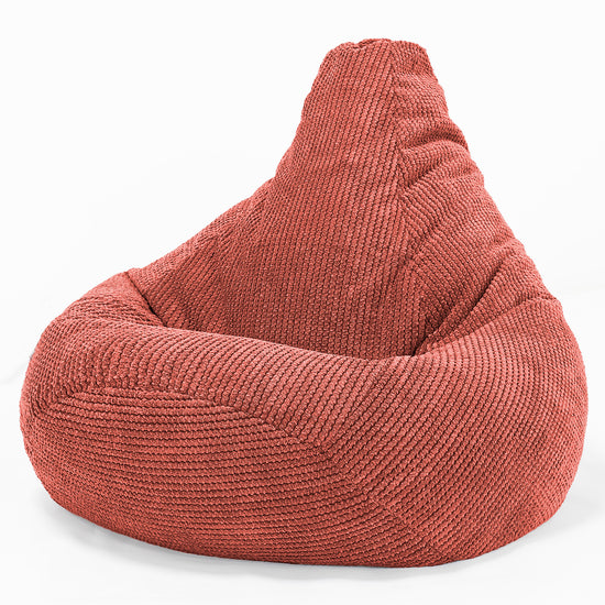 Gaming Sitzsack Sessel - Pom-Pom Kürbisorange 02