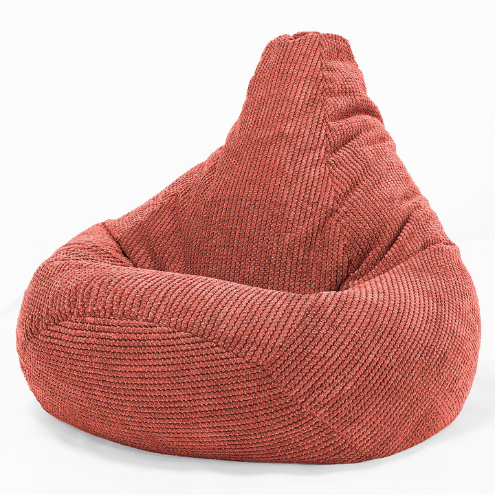 Gaming Sitzsack Sessel - Pom-Pom Kürbisorange 02