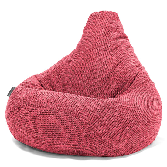 Gaming Sitzsack Sessel - Pom-Pom Pastellrot 02