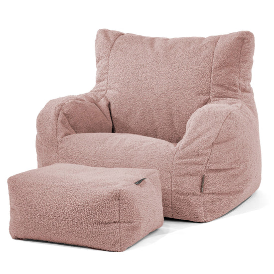 Josephine Sitzsack Ohrensessel - Bouclé Pink 02