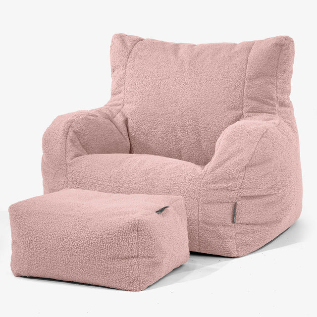 Josephine Sitzsack Ohrensessel - Bouclé Pink 02