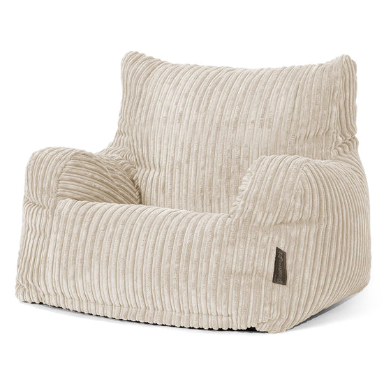 Josephine Sitzsack Ohrensessel - Cord Creme 01