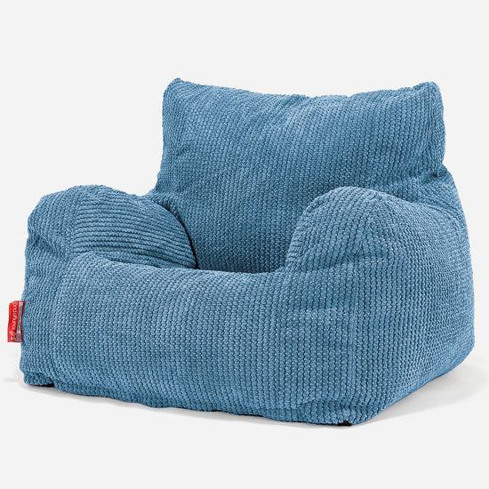 Josephine Sitzsack Ohrensessel - Pom-Pom Himmelblau 01