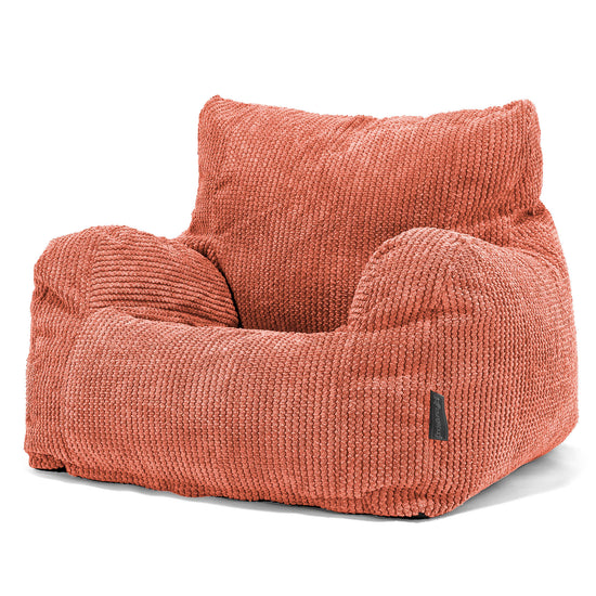 Josephine Sitzsack Ohrensessel - Pom-Pom Kürbisorange 01