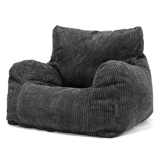 Josephine Sitzsack Ohrensessel - Pom-Pom Schwarz 01