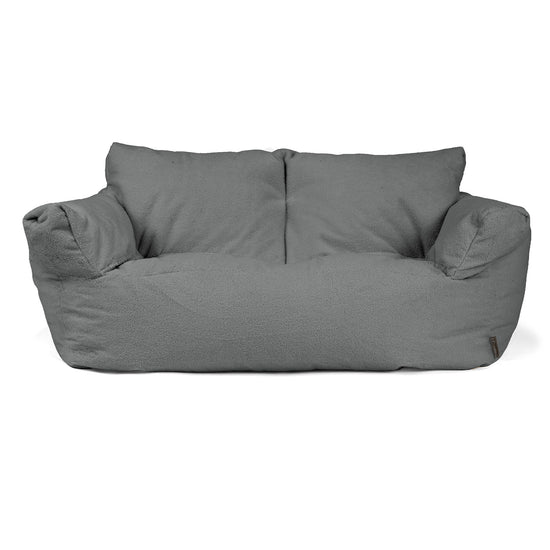 Josephine Sitzsack Sofa - Bouclé Grau 01