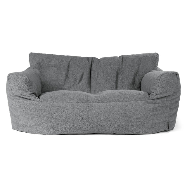 Josephine Sitzsack Sofa - Bouclé Grau 01
