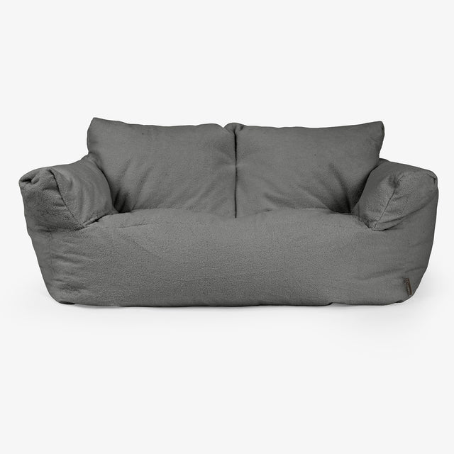 Josephine Sitzsack Sofa - Bouclé Grau 01