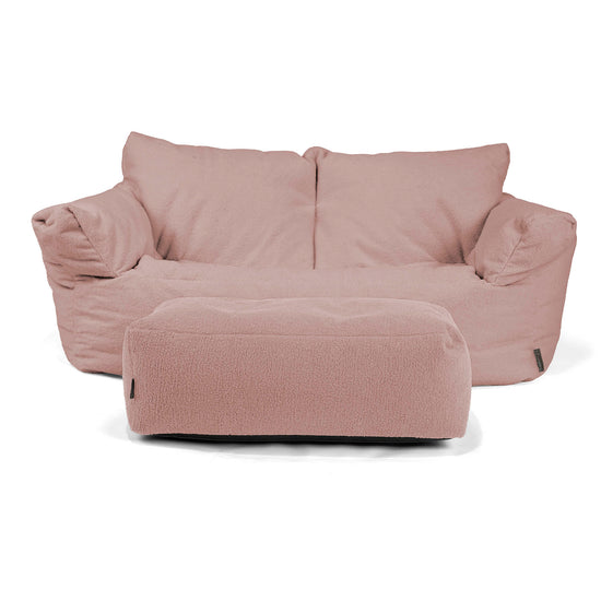Josephine Sitzsack Sofa - Bouclé Pink 02