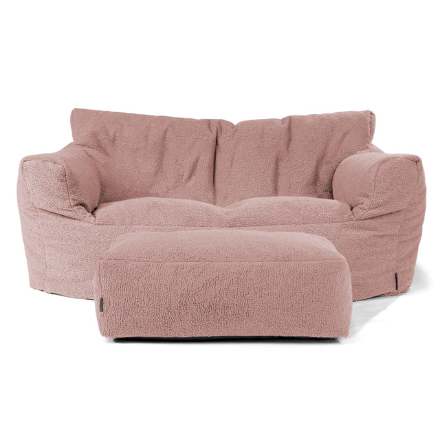 Josephine Sitzsack Sofa - Bouclé Pink 02
