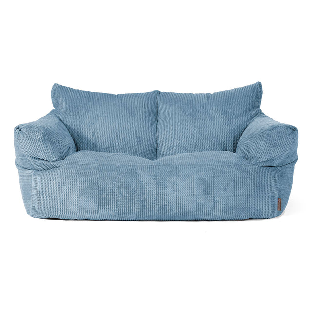 Josephine Sitzsack Sofa - Pom-Pom Himmelblau 01