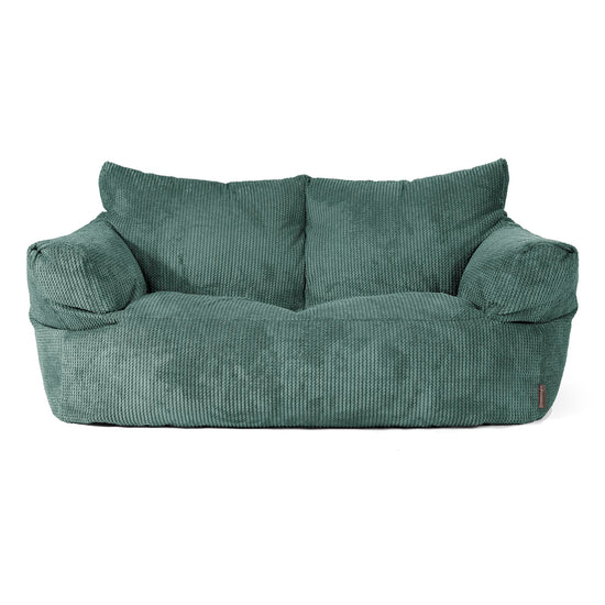 Josephine Sitzsack Sofa - Pom-Pom Moosgrün 01