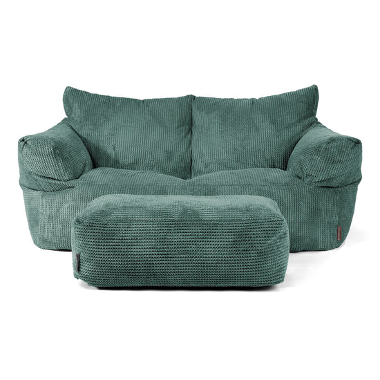 Josephine Sitzsack Sofa - Pom-Pom Moosgrün 02