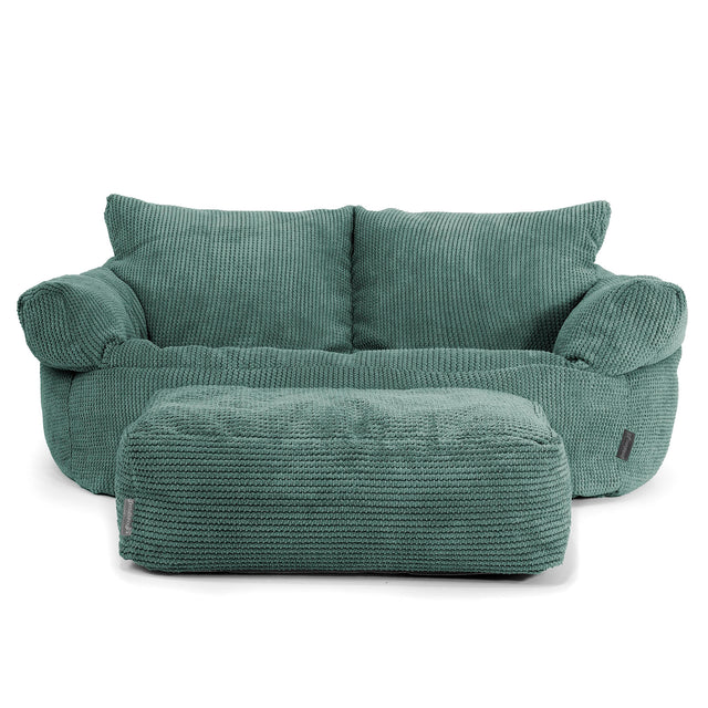 Josephine Sitzsack Sofa - Pom-Pom Moosgrün 02