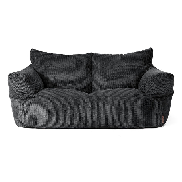 Josephine Sitzsack Sofa - Pom-Pom Schwarz 01