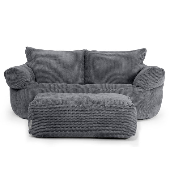Josephine Sitzsack Sofa - Pom-Pom Schwarz 02