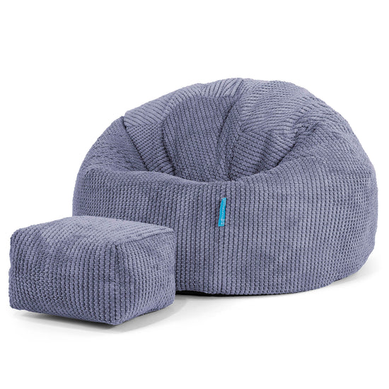 Klassicher Kindersessel Sitzsack 1-5 jahren - Pom-Pom Lila_02