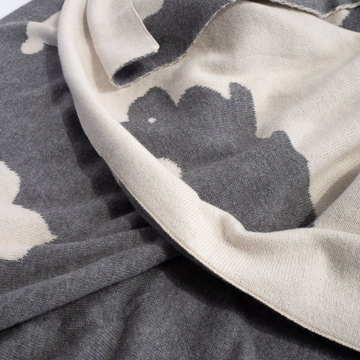 Kinder Kuscheldecke / Tagesdecke - Gestrickte Rabbit 05