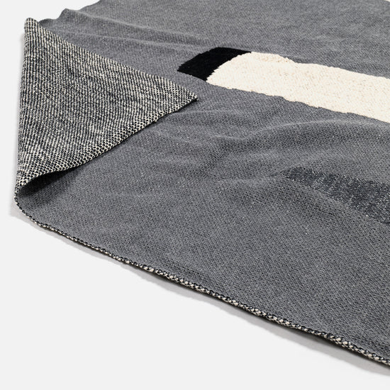 Kinder Kuscheldecke / Tagesdecke - Gestrickte Solo Einhorn 04