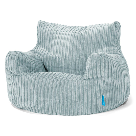 Kindersessel Sitzsack 3-8 jahren - Cord Mintgrün 01