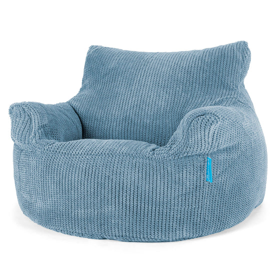 Kindersessel Sitzsack 3-8 jahren - Pom-Pom Himmelblau 01