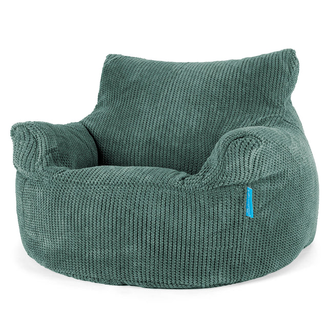 Kindersessel Sitzsack 3-8 jahren - Pom-Pom Moosgrün 01