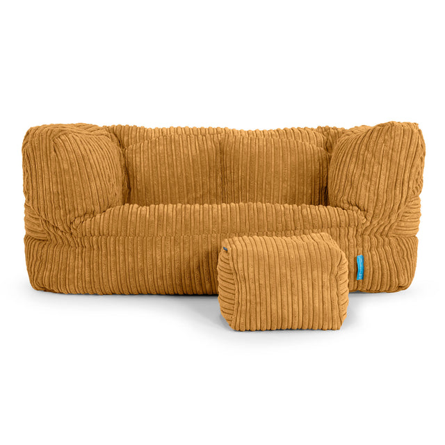 Kindersofa Albert 2-6 jahren - Cord Goldhonig 02