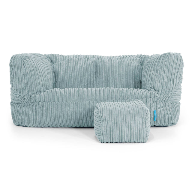 Kindersofa Albert 2-6 jahren - Cord Mintgrün 02