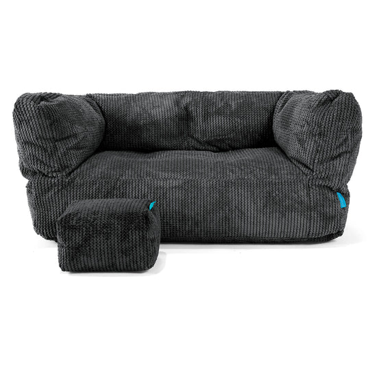 Kindersofa Albert 2-6 jahren - Pom-Pom Schwarz 02