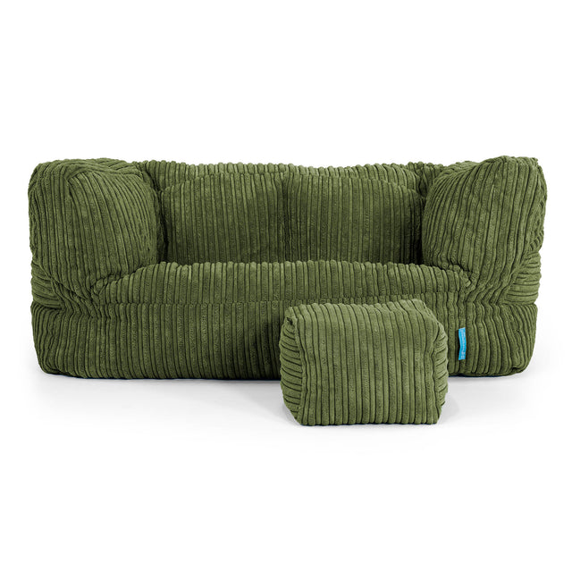 Kindersofa Albert 2-6 jahren - Cord Nadelwaldgrün_02
