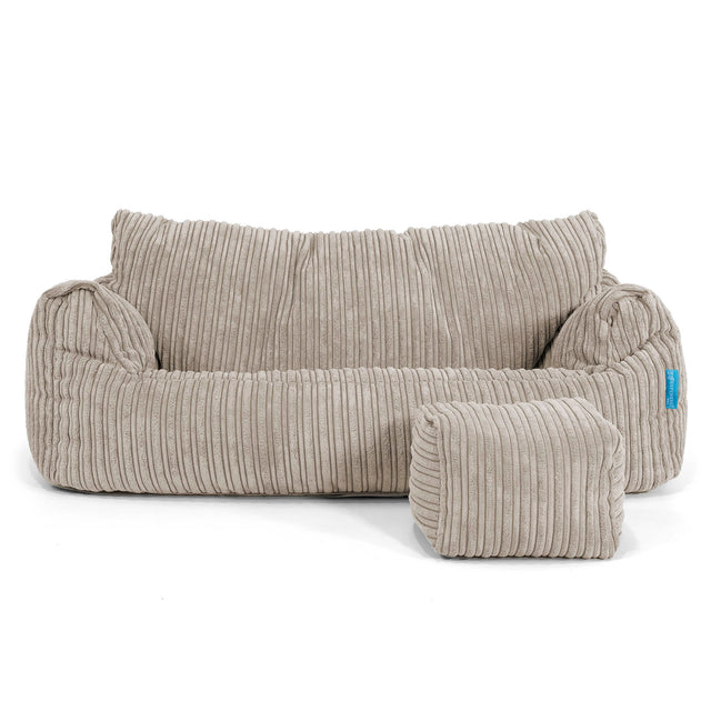 Josephine Sitzsack Sofa für Kinder 1-5 Jahre - Cord Nerzfarben_02