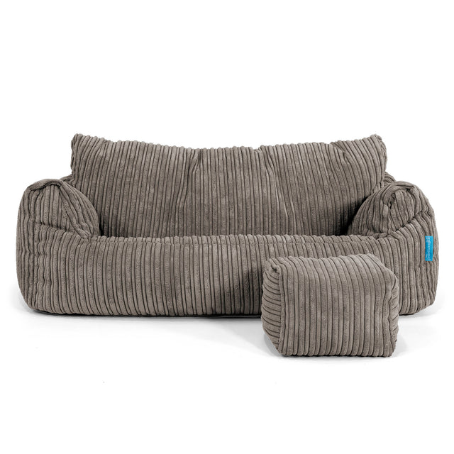 Josephine Sitzsack Sofa für Kinder 1-5 Jahre - Cord Graphitgrau_02