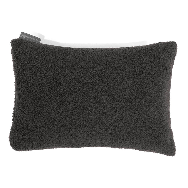 Dekokissen / Sofa Kissenbezug 35 x 50cm - Bouclé Graphitgrau 01