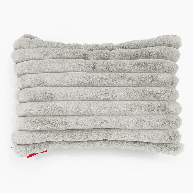 Dekokissen / Sofa Kissenbezug 35 x 50cm - Ultra Plüsch Cord Salbeigrün 01