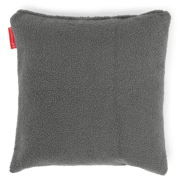 Dekokissen / Sofa Kissenbezug 47 x 47cm - Bouclé Grau 01