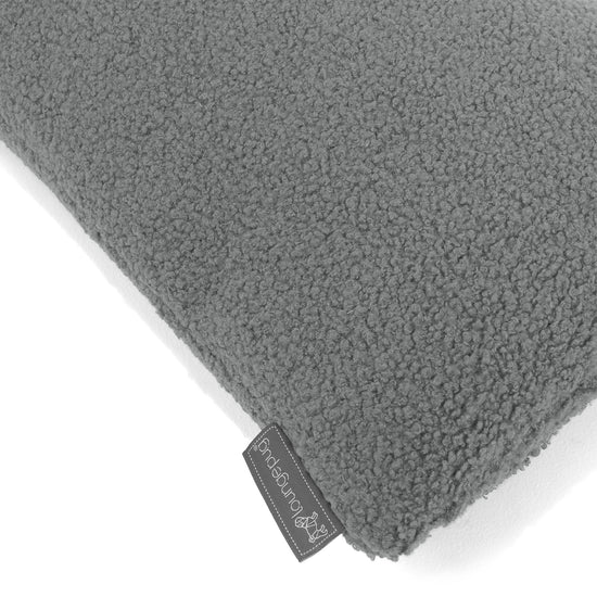 Dekokissen / Sofa Kissenbezug 47 x 47cm - Bouclé Grau 02