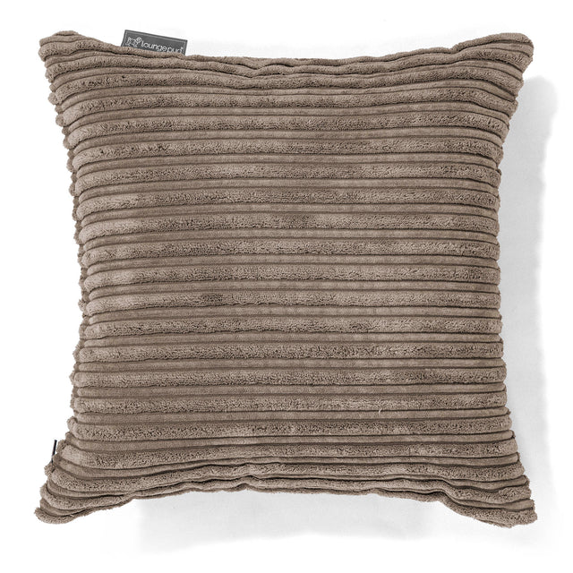 Dekokissen / Sofa Kissenbezug 47 x 47cm - Cord Beigegrau 01