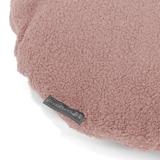 Dekokissen / Sofa Kissenbezug Rund 50cm - Bouclé Pink 02
