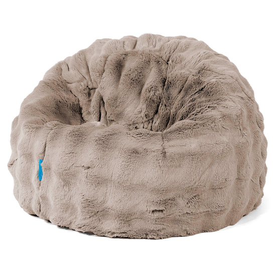 Klassicher Kindersessel Sitzsack 1-5 jahren - Bubble Pelz Nerzfarben 01