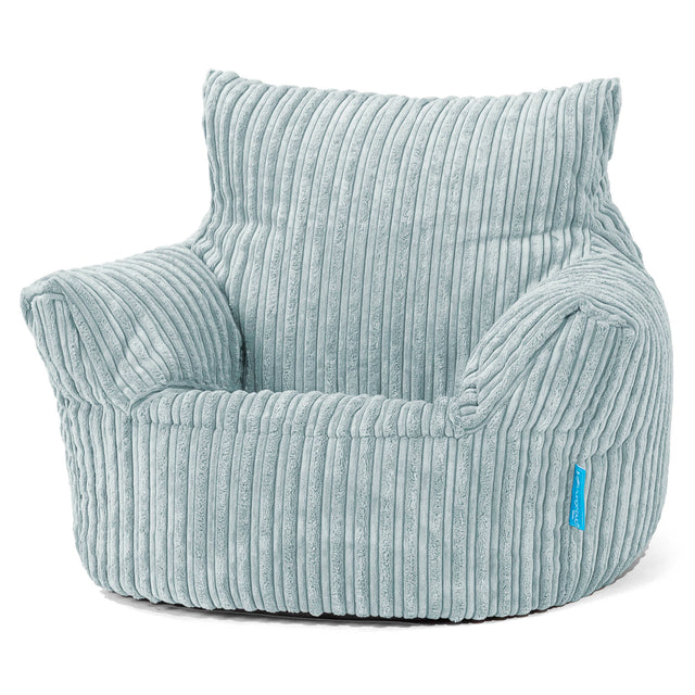 Klein Kindersessel Sitzsack 1-3 jahren - Cord Mintgrun 01