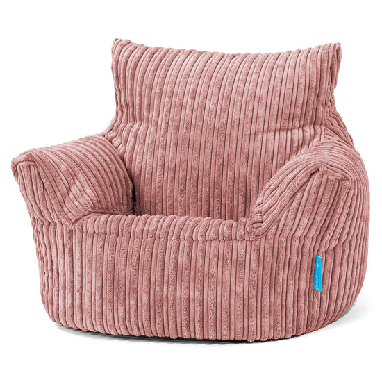 Klein Kindersessel Sitzsack 1-3 jahren - Cord Pfirsich 01