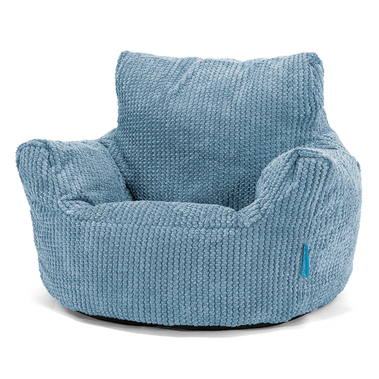 Klein Kindersessel Sitzsack 1-3 jahren - Pom Pom Himmelblau 01