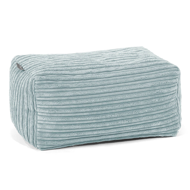 Kleiner Fußhocker - Cord Mintgrün 01