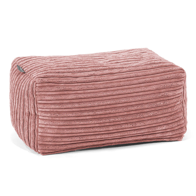 Kleiner Fußhocker - Cord Pfirsich 01