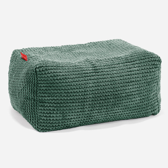 Kleiner Fußhocker - Pom-Pom Moosgrün 01