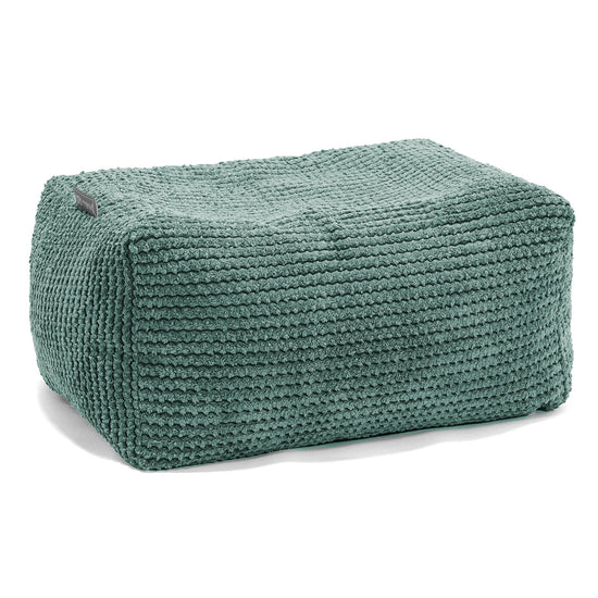 Kleiner Fußhocker - Pom-Pom Moosgrün 01